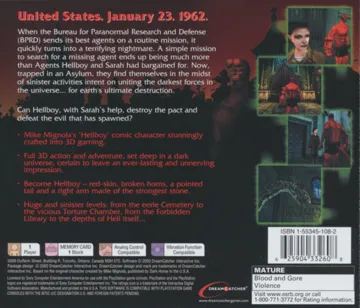 Hellboy - Asylum Seeker (US) box cover back